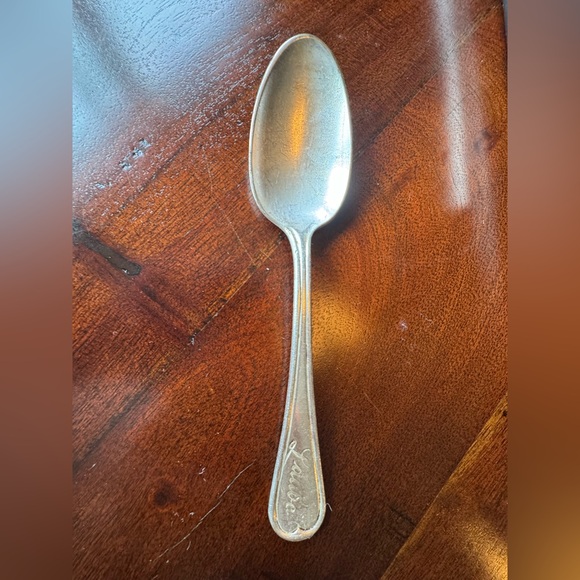 Other - Vintage Silverplate Spoon Engraved Flatware